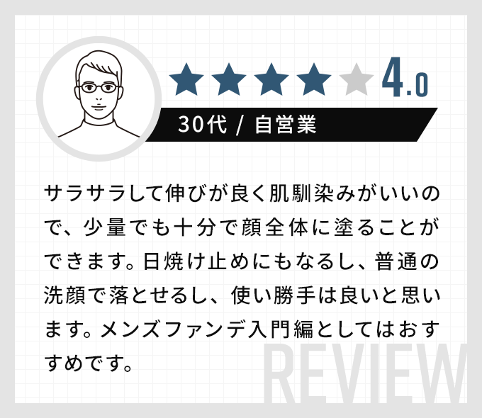 ★★★★|30代自営業