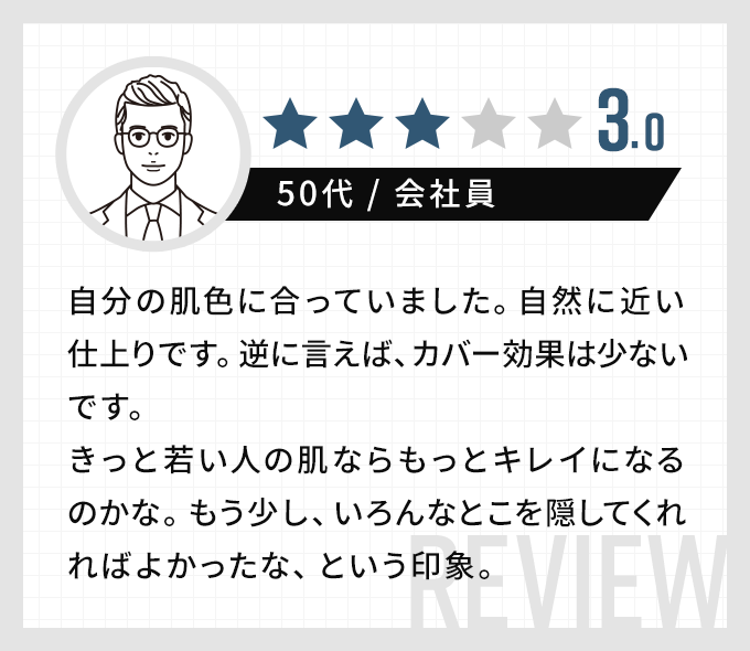 ★★★|50代会社員